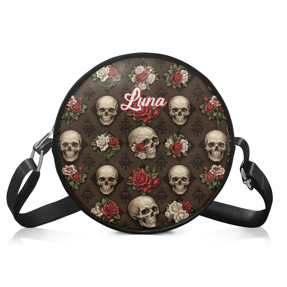 “NOCTURNE LACE” Personalized Circle Crossbody Bag Deal
