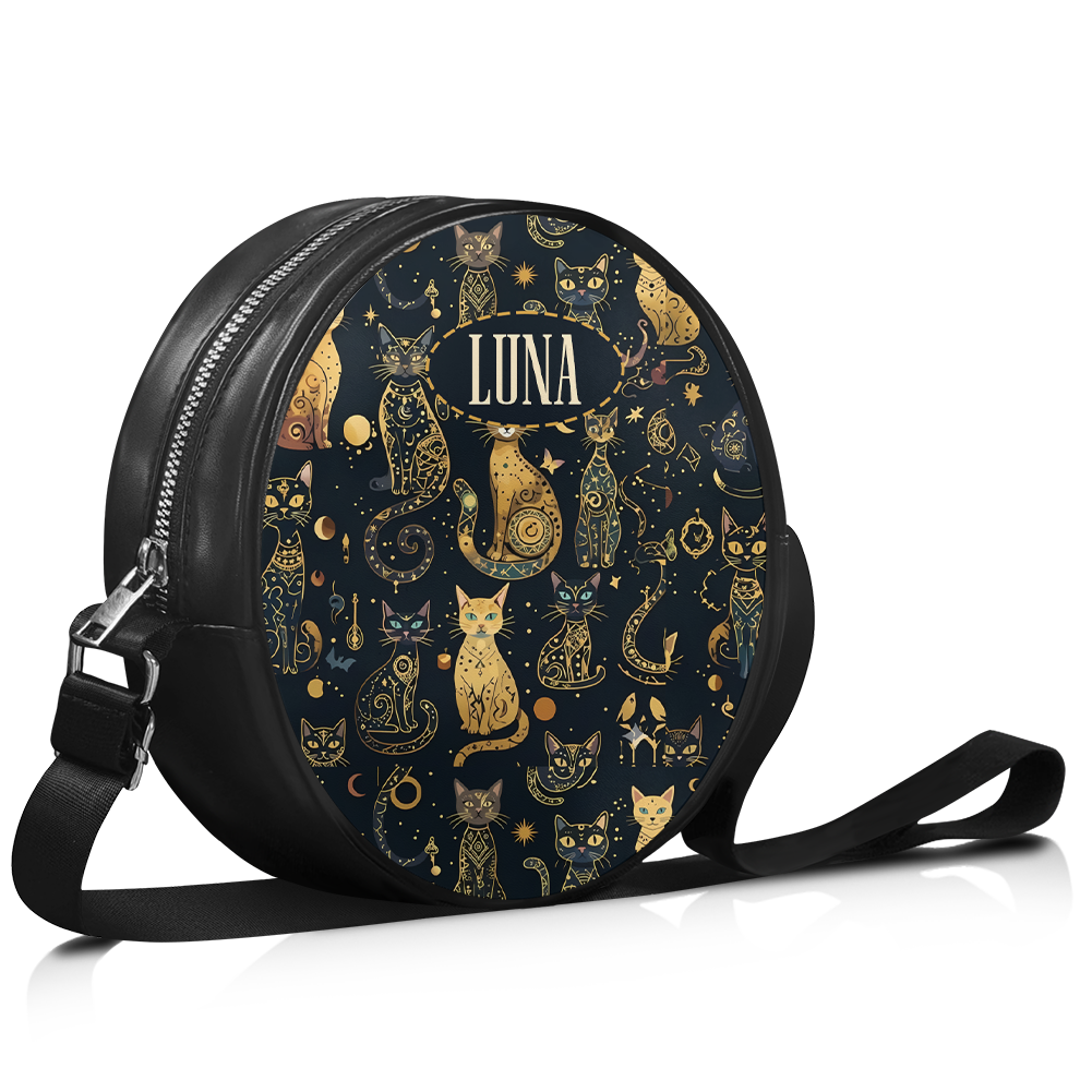 “SHADOWCAT” Personalized Circle Crossbody Bag Deal