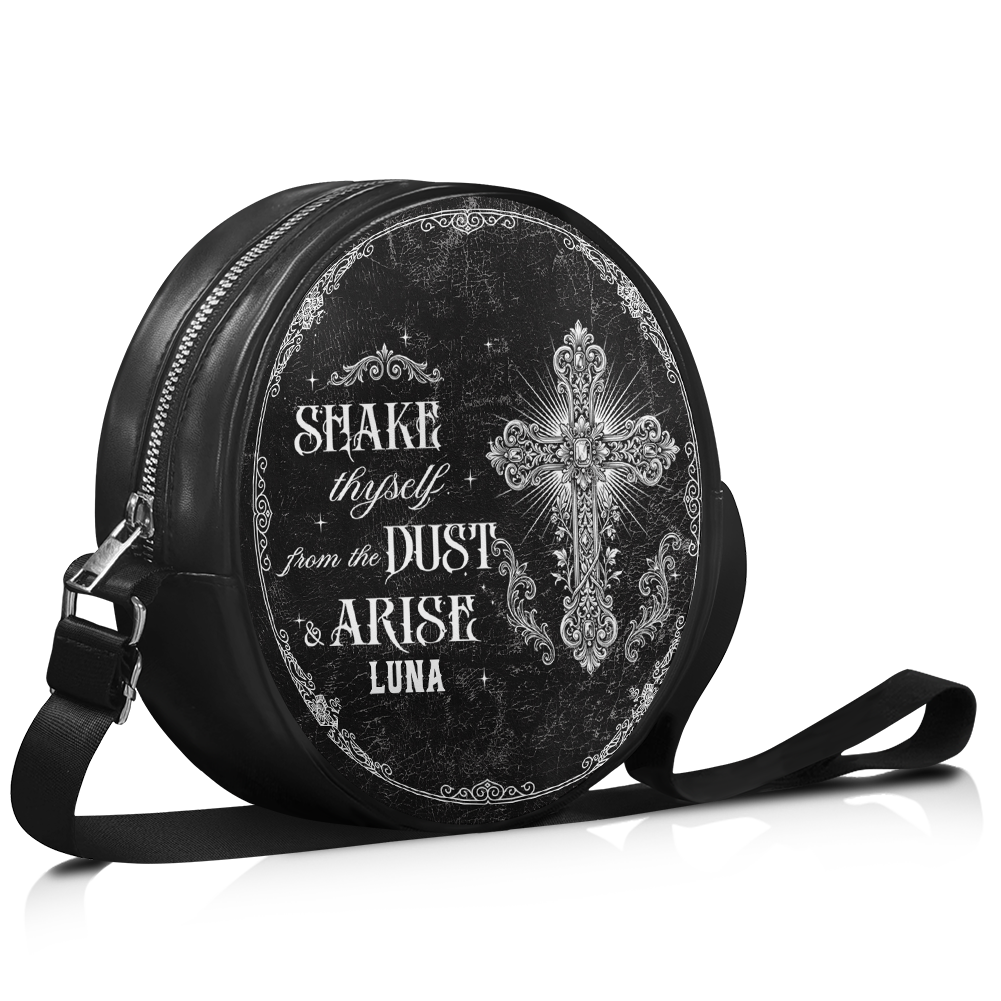 “ASHVEIL” Personalized Circle Crossbody Bag Deal