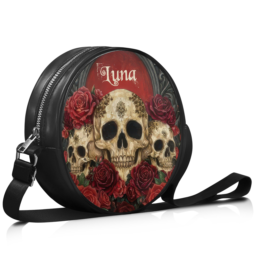 “CRIMSONVEIL” Personalized Circle Crossbody Bag Deal