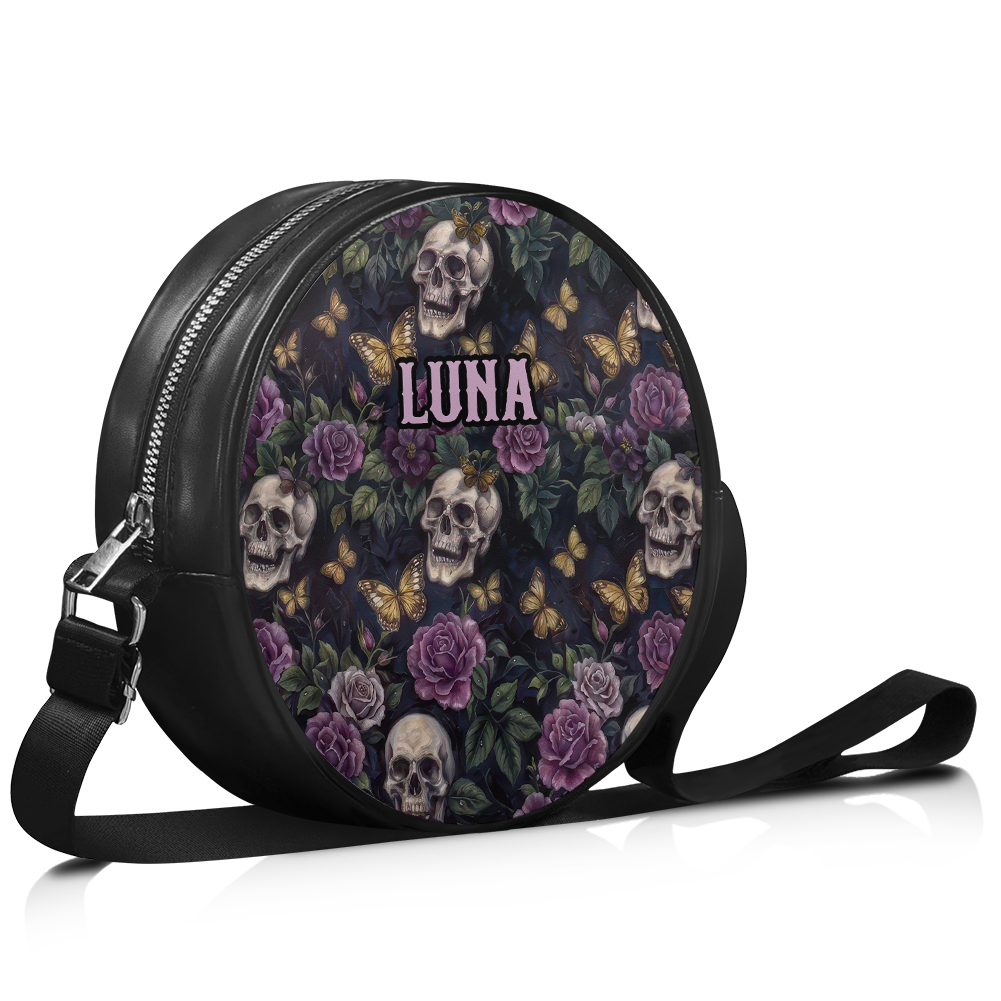 “NIGHTBLOOM” Personalized Circle Crossbody Bag Deal