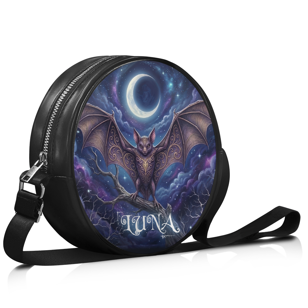“MOONREIGN” Personalized Circle Crossbody Bag Deal