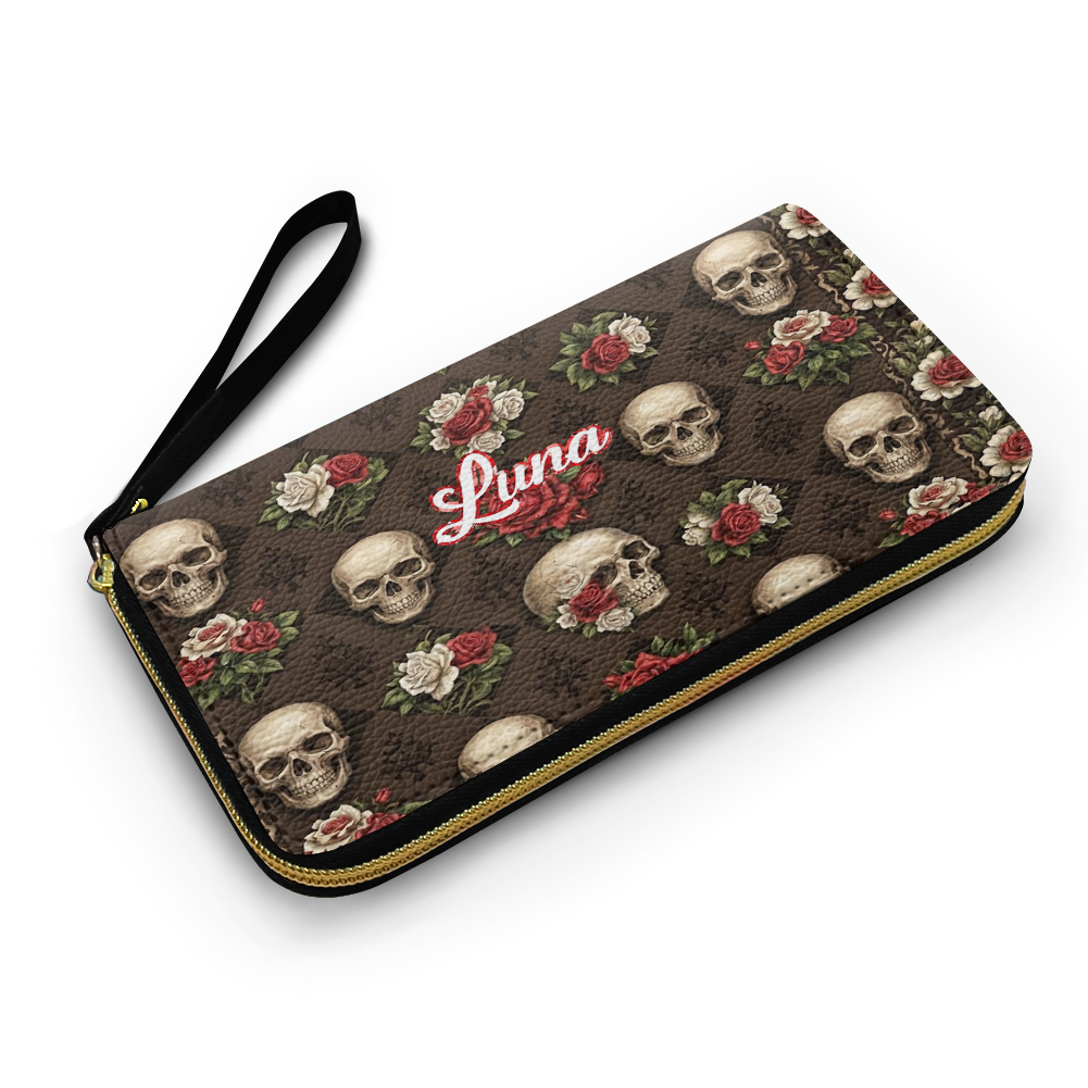 “NOCTURNE LACE” Personalized Leather Wallet Deal