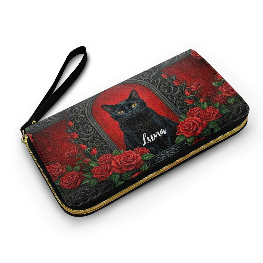 “EBONROSE” Personalized Leather Wallet Deal
