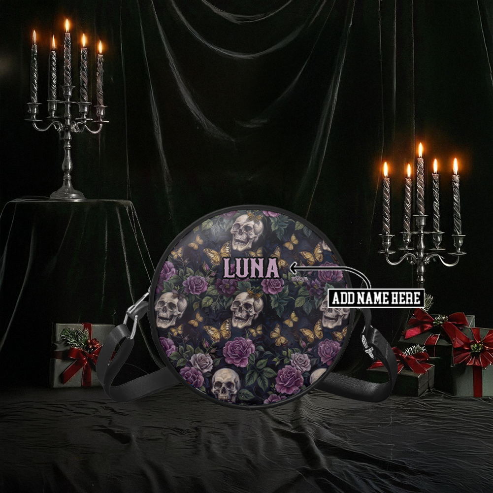 “NIGHTBLOOM” Personalized Circle Crossbody Bag Deal