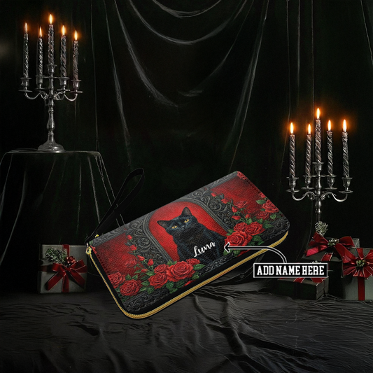 “EBONROSE” Personalized Leather Wallet Deal