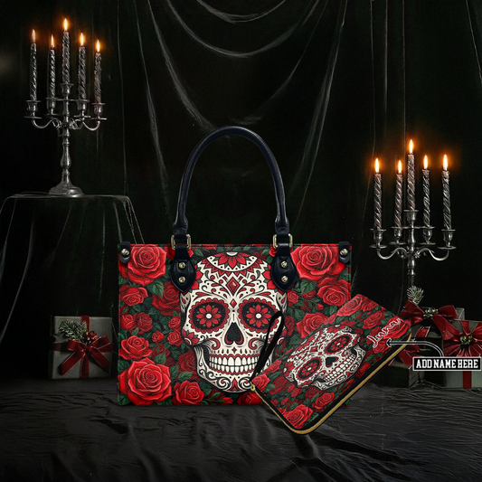 “LA SOMBRA” Personalized Leather Handbag & Wallet Deal