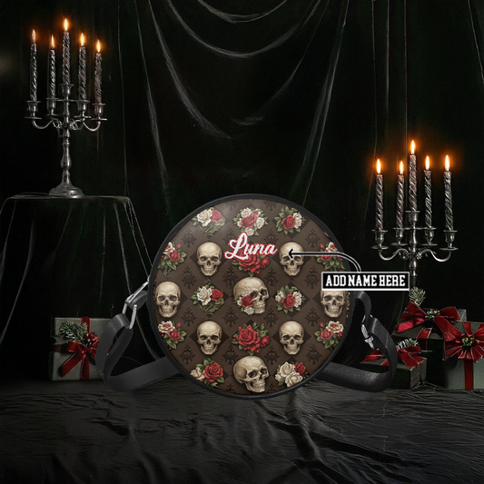 “NOCTURNE LACE” Personalized Circle Crossbody Bag Deal