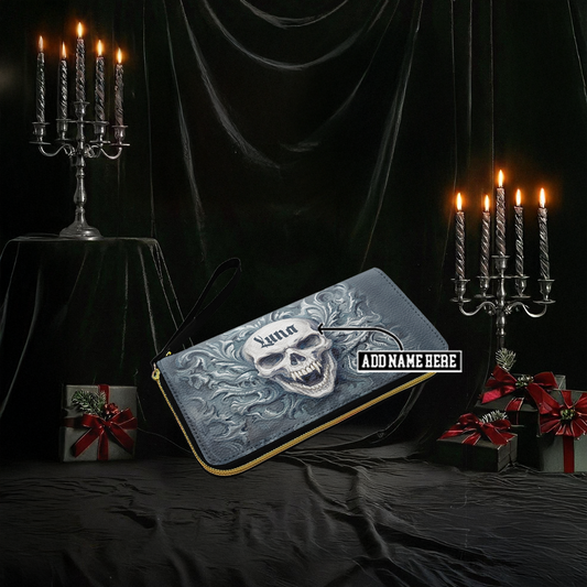 “WRAITHVEIL” Personalized Leather Wallet Deal