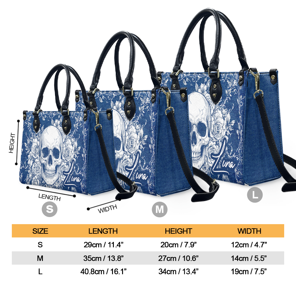 “FROSTVEIL” Personalized Leather Handbag Deal